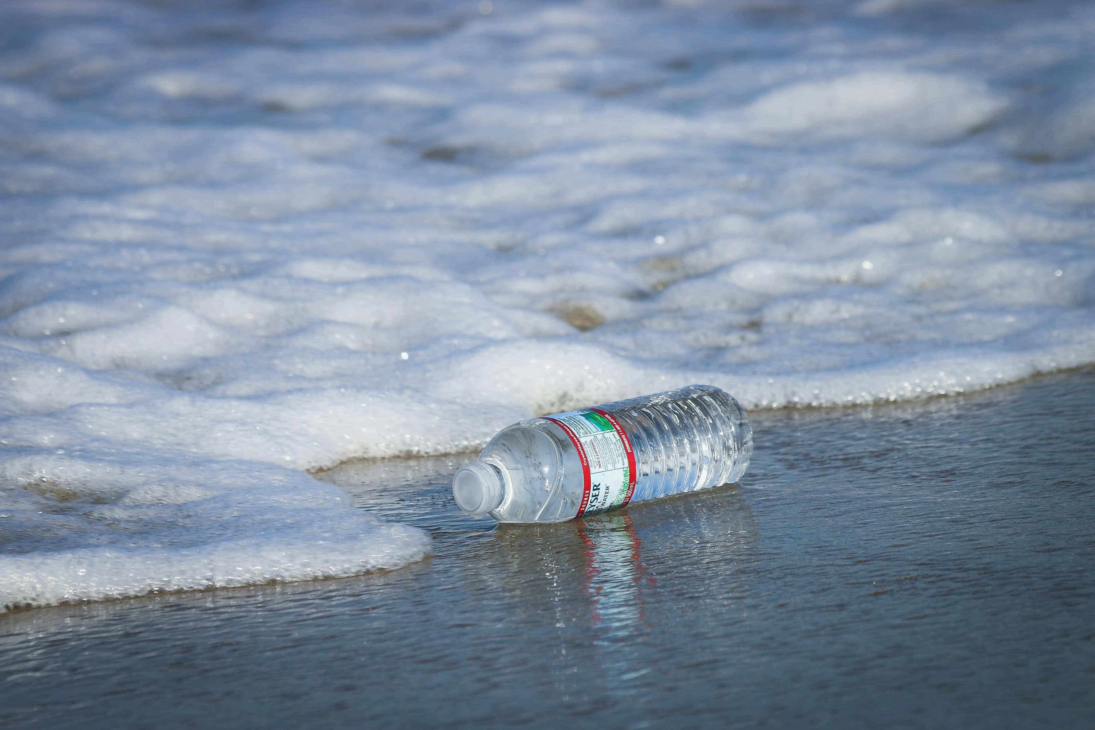 Is there bottled water without microplastics?